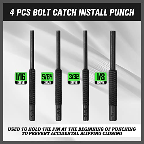 SWANLAKE 7PCS Roll Pin Starter Punch and Bolt Catch Install Punch ...