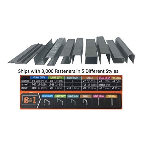 Swanson Tool Co STA869 PROMO Unitacker 6 in 1 Staple /Hand Tack...