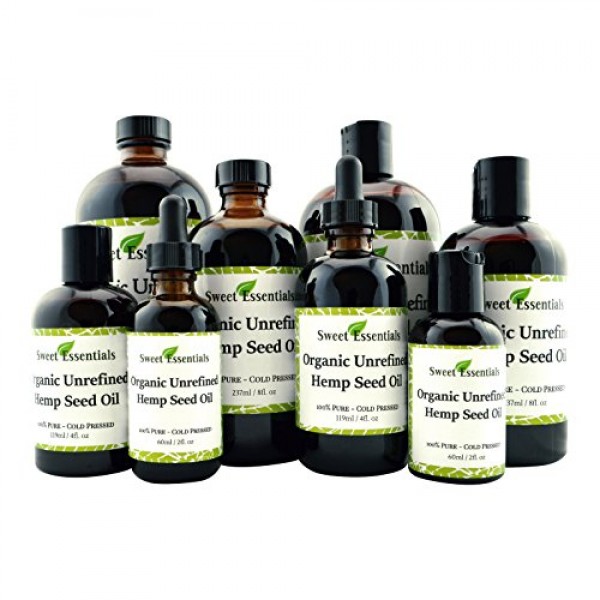 Organic Extra Virgin Unrefined Hemp Seed Oil Food Grade - 4oz - ...