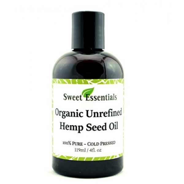 Organic Extra Virgin Unrefined Hemp Seed Oil Food Grade - 4oz - ...