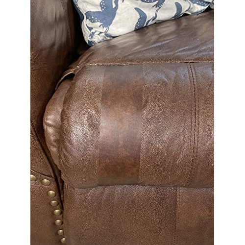 Leather Repair Adhesive Tape Patch, 15 x 2.25” Red Brown