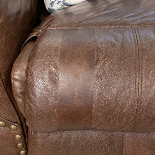 Leather Repair Adhesive Tape Patch, 15 x 2.25” Red Brown