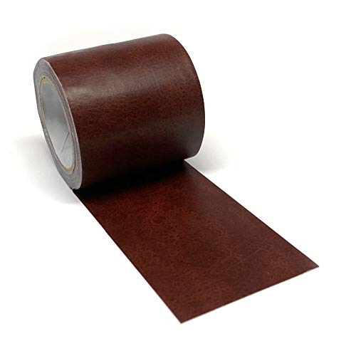 Leather Repair Adhesive Tape Patch, 15 x 2.25” Red Brown