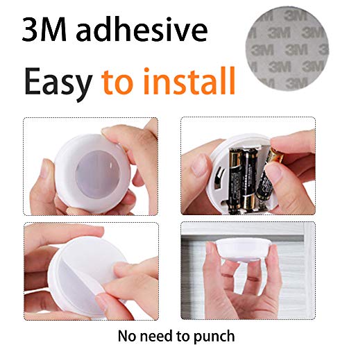 LED Color Changing Lights with Remote & Timer, Colored Puck Light ...