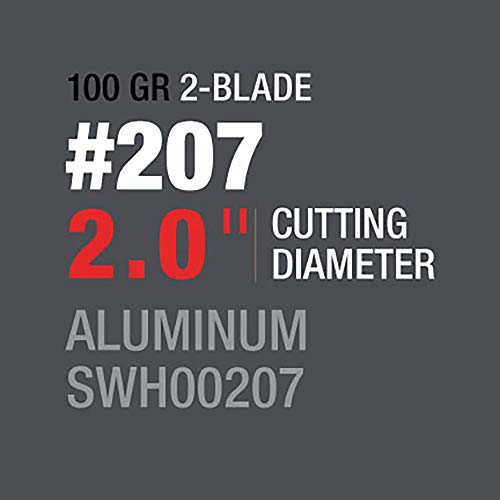 Swhacker SWH00207 #207 2 Inch Cut Broadheads Set of 3-100 Grain, G...