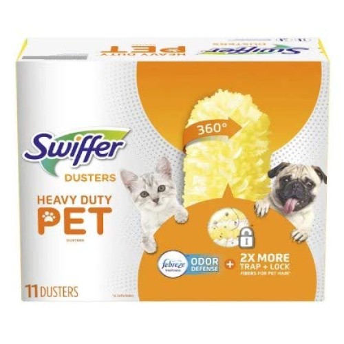 Swiffer 360 Dusters Multi Surface Pet Refills, Febreze Odor Defens...