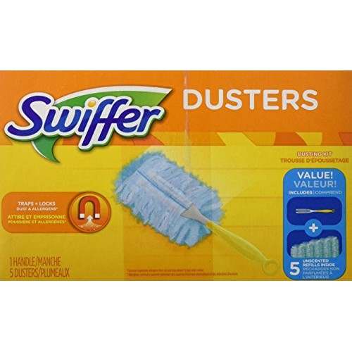 Swiffer Dusters Disposable Cleaning Dusters Unscented Starter Kit,...