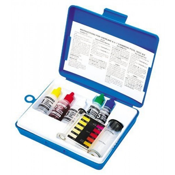 HydroTools by Swimline Four-in-One Pool Water Test Kit