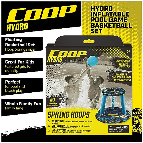 COOP Hydro Spring Hoops, Pool Toy, Inflatable Pool Game Basketball...