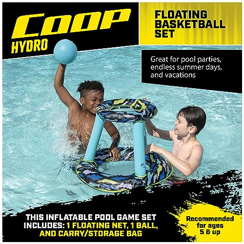 COOP Hydro Spring Hoops, Pool Toy, Inflatable Pool Game Basketball...