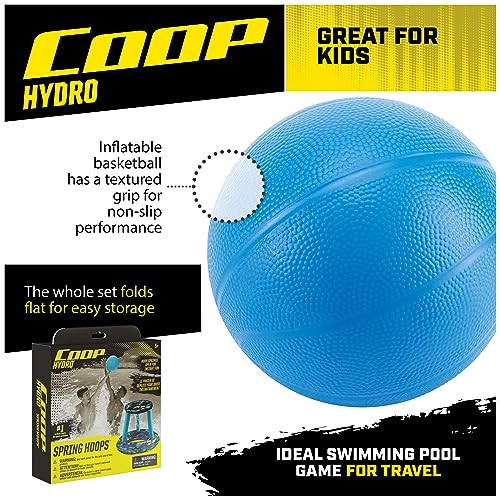 COOP Hydro Spring Hoops, Pool Toy, Inflatable Pool Game Basketball...
