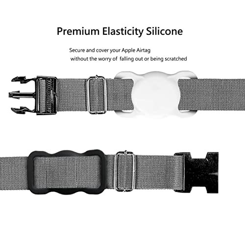 Airtag Dog Collar Holder2 Pack for Apple Airtags Anti-Lost Air T...