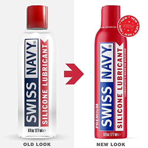 Swiss Navy Premium Silicone Based Lubricant, 6 Ounce Personal Lube...
