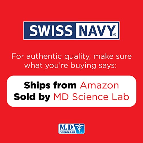 Swiss Navy Premium Silicone Based Lubricant, 6 Ounce Personal Lube...