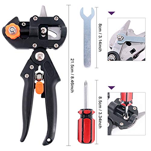 Swpeet 190Pcs 2-in-1 Garden Grafting Tools Kit, Including Garden P...