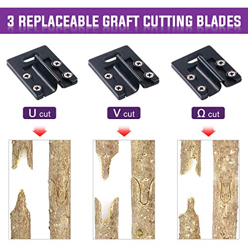 Swpeet 190Pcs 2-in-1 Garden Grafting Tools Kit, Including Garden P...