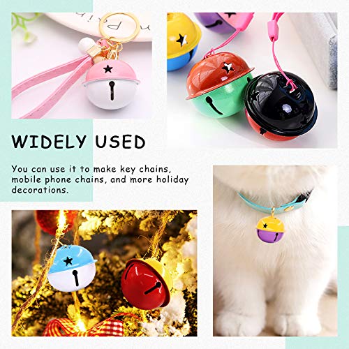 Swpeet 9Pcs Colorful Christmas Jingle Bells Kit,8 Colors Metal Bel...