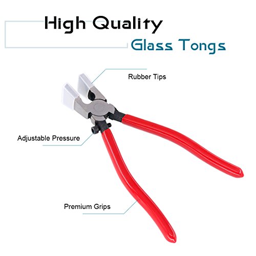 Swpeet Heavy Duty Key Fob Pliers Tool, Metal Glass Running Pliers ...