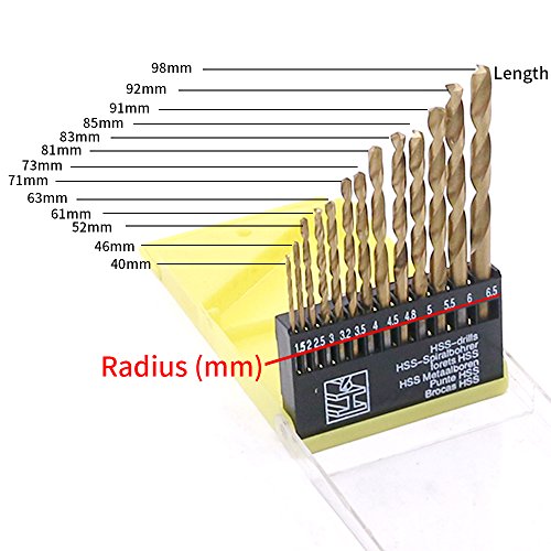 Swpeet Powerful Speedy Hand Drill 1/4-Inch Capacity with 13Pcs Dri...