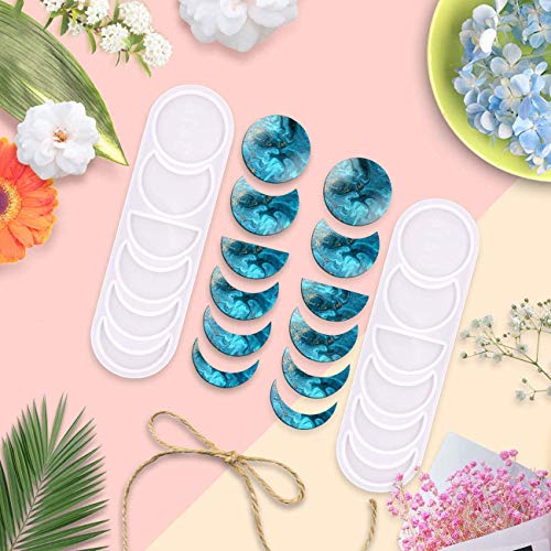SY.Doot Resin Silicone Molds Sun Moon Stars Mould Resin Crafts DIY...