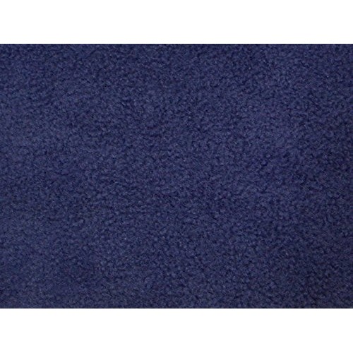 4 Yard Bolt Anti Pill Navy Fleece Polyester Fabric