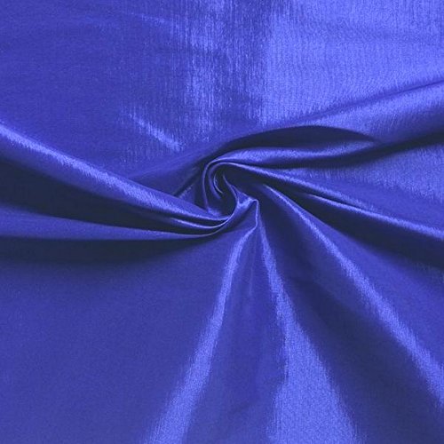 Medium/Light Weight Stretch Taffeta Fabric by The Yard Royal Blue...