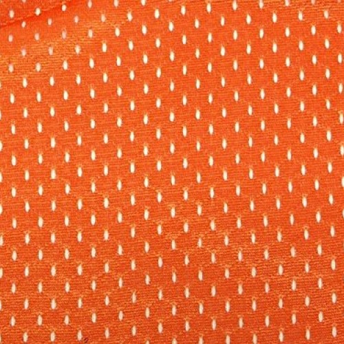 SyFabrics large sports jersey mesh fabric 58 inches wide Orange