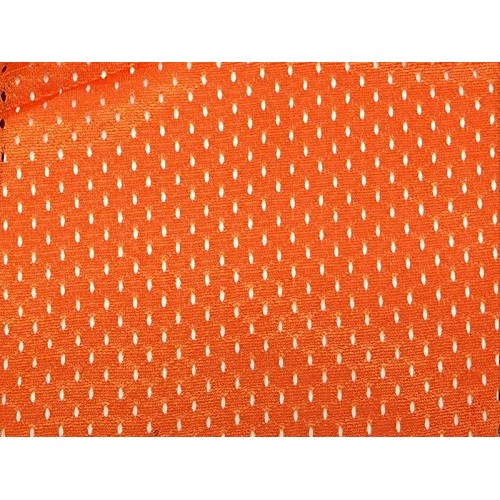 SyFabrics large sports jersey mesh fabric 58 inches wide Orange