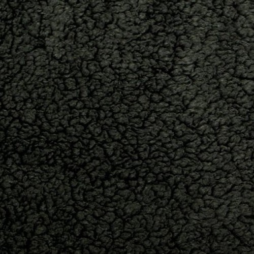 SyFabrics Minky Sherpa Lambs Wool Fabric 58 inches Wide Black