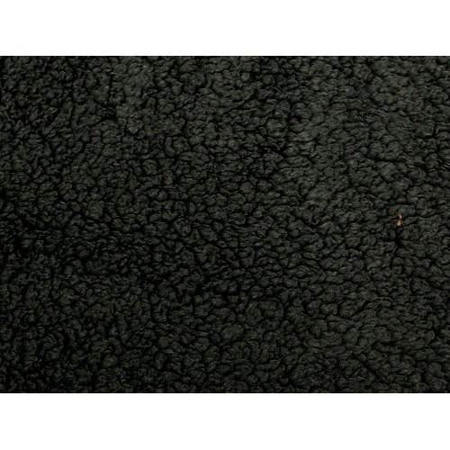 SyFabrics Minky Sherpa Lambs Wool Fabric 58 inches Wide Black