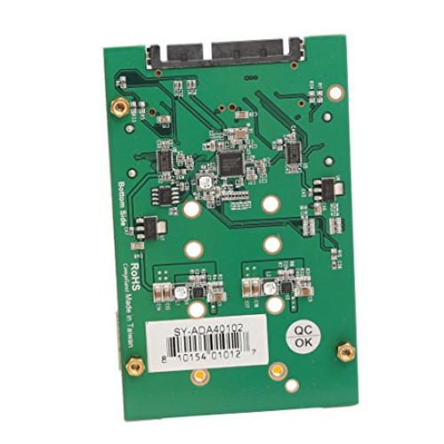 Syba SY-ADA40102 3.5 SATAIII to M.2 SSD RAID Adapter Green