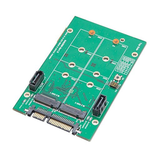 Syba SY-ADA40102 3.5 SATAIII to M.2 SSD RAID Adapter Green