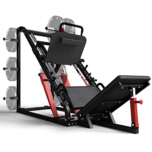 syedee Leg Press Machine with Calf Block, Adjustable Leg Machine w...
