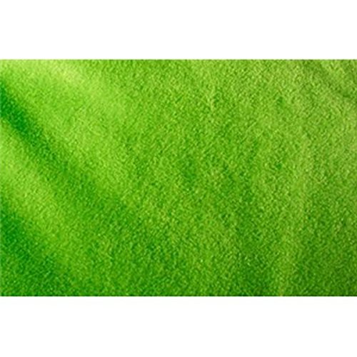 Solid Anti-Pill Polar Fleece; No-Sew Tie Blanket Fabric Lime Green