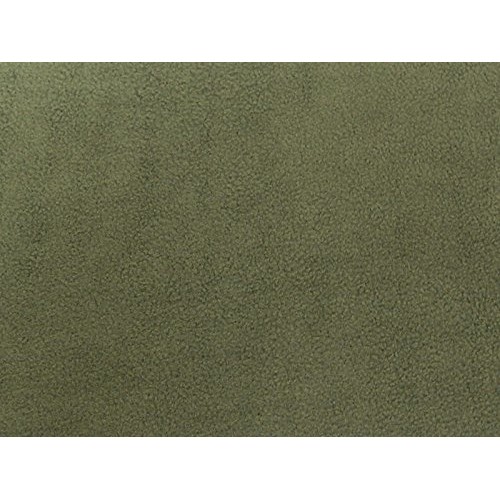 Solid Anti-Pill Polar Fleece; No-Sew Tie Blanket Fabric Olive
