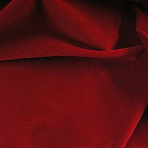 SyFabrics 100% Cotton Velvet Fabric 56 inches Wide Red