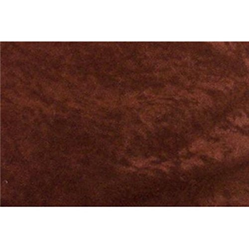SyFabrics alova Suede Cloth Fabric 58 inches Wide Dark Brown