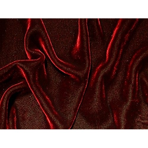 SyFabrics silk velvet fabric 54 inches wide Merlot