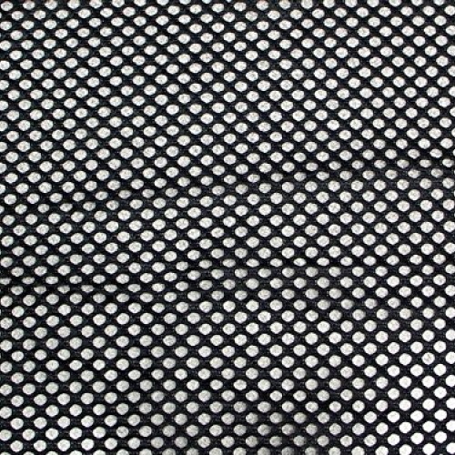 SyFabrics Sports Football Jersey mesh Fabric 58 inches Wide Black