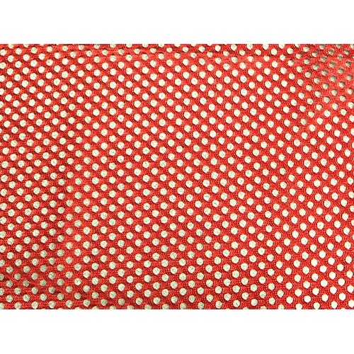 SyFabrics Sports Football Jersey mesh Fabric 58 inches Wide Red
