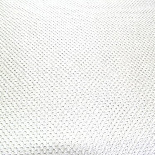 SyFabrics Sports Jersey Micro mesh Fabric 58 inches Wide White