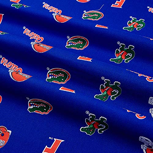 Sykel Enterprises Collegiate Cotton Broadcloth Florida Fabric by T...