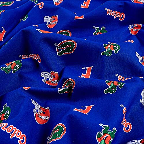 Sykel Enterprises Collegiate Cotton Broadcloth Florida Fabric by T...