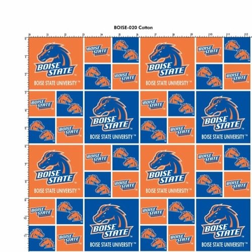 Cotton College Boise State Broncos University Team Sports Cotton F...