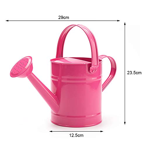 SYLOTS 1.5 Letre Iron Watering Can, Kids Multi-Color Metal Waterin...