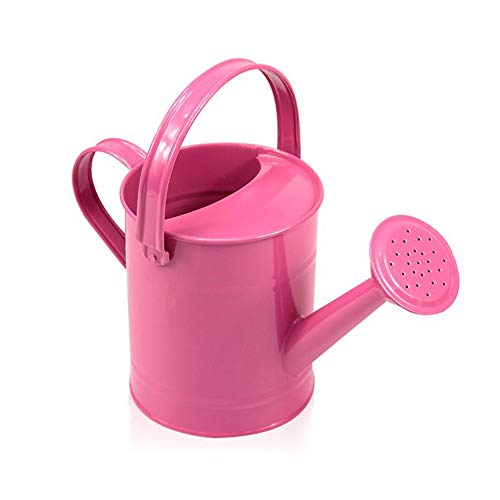 SYLOTS 1.5 Letre Iron Watering Can, Kids Multi-Color Metal Waterin...