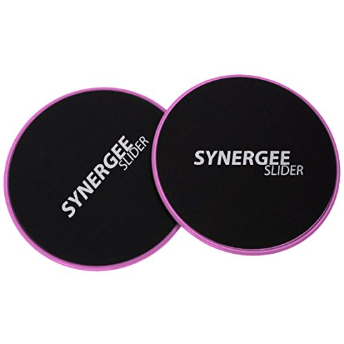 iheartsynergee Power Pink Core Sliders. Dual Sided Use on Carpet o...