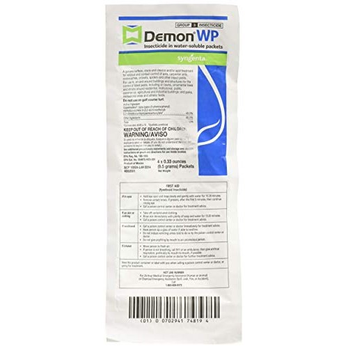 Demon WP Insecticide 2 Envelopes Containing 4 Water-Soluble 9.5 Gr...