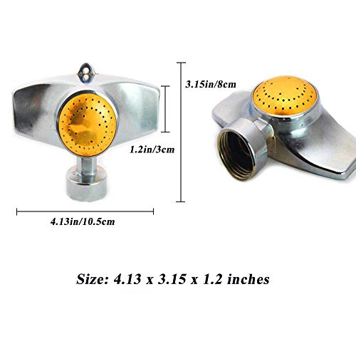 SYOOY Metal Circular Spot Sprinkler 360 Degree Sprinkler for Small...