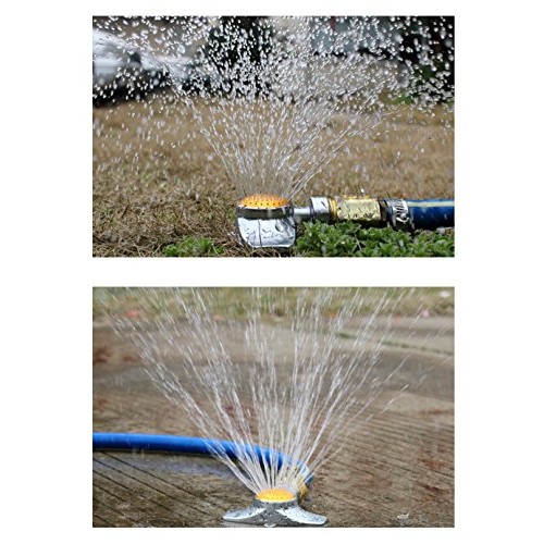 SYOOY Metal Circular Spot Sprinkler 360 Degree Sprinkler for Small...